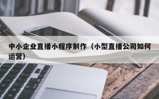 老河口中小企业直播小程序制作（小型直播公司如何运营）