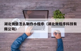 老河口湖北微信怎么制作小程序（湖北微程序科技有限公司）